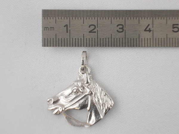 Pferdekopf in 925 Silber