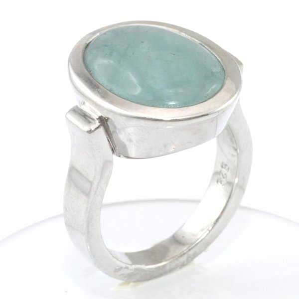 Ring 925 Silber mit Aquamarin